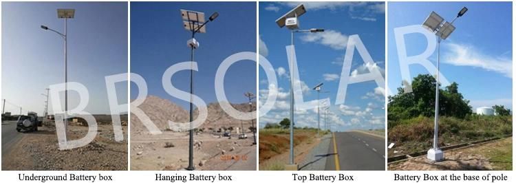 10m Pole Solar Street Light Installed in Niger