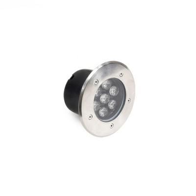 Cheap Price Waterproof Round IP68 7W 2000K-6000K RGB Color LED Underground Light for Outdoor Plaza