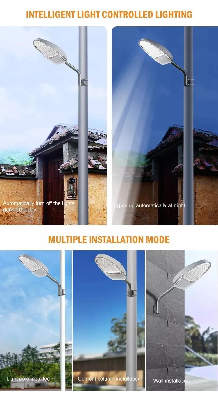 PC ABS Housing Outdoor Waterproof IP65 24W 30W 45W LED Street Light