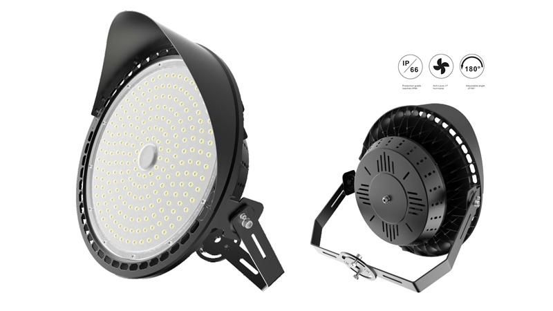 IP65 High Impact Resistance Ik08 Outdoor IP66 Waterproof 500W High Output Floodlight