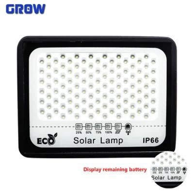 Chinese Factory LED 40W-300W Solar Power LED Outdoor Light Sensor Auto Reflector Floodlight IP65 with Remotor Control