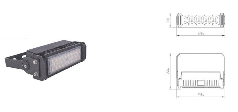 IP66 Tunnel Lighting Outdoor Tennis Basketball Football Cricket Sport Field Floodlight Square LED Flood Lamp 100W LED Flood Lighting