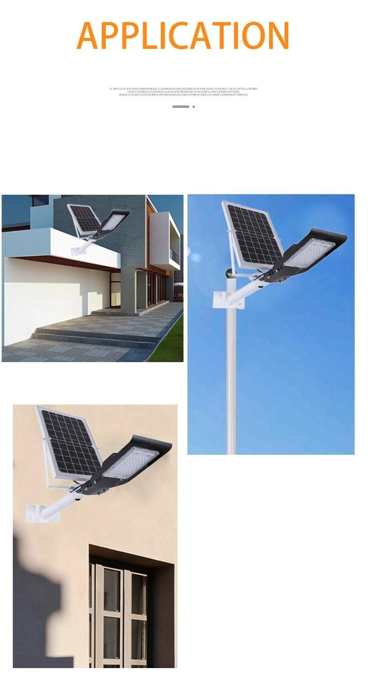 High Lumen Outdoorpole Panel Motion Powered LED Solar Street Light
