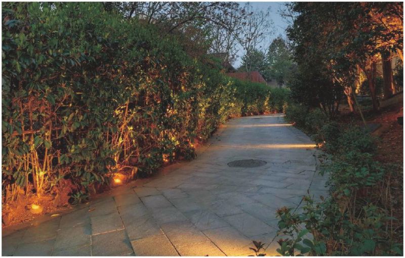 Lawn Pathway Garden Inground Outdoor Waterproof IP68 RGBW LED Underground Light Buried Ground Light