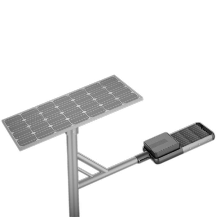 Public Road Lighting 170lm/W Bridgelux Module Semi-Integrated 60W Solar LED Street Lamp