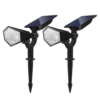 High Efficient 3000K/6000K/RGB Dimming Outdoor LED Solar Garden Light Lamp Waterproof Solar Lawn Light Wall Garden Solar Powered