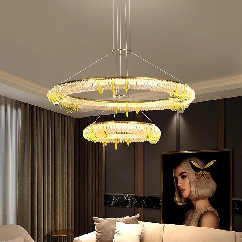 2022 Recommend Living Room LED Ring Chandelier