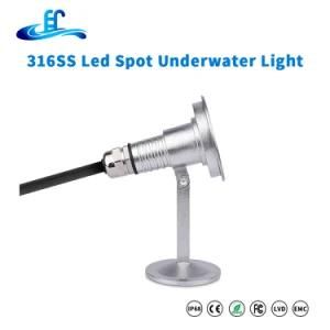 316ss 12V 3watt Underwater Spot Light with CREE Chip