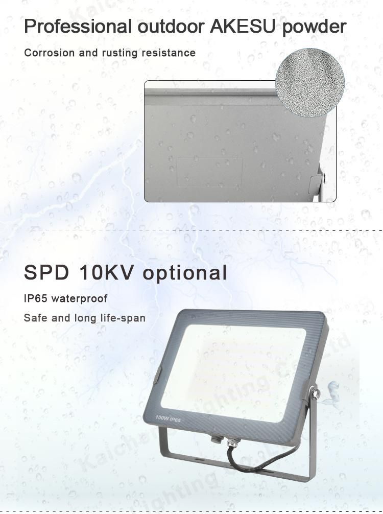 Hot Selling High Power Security AC IP65 Garden Slim Halogen Outdoor RGB Flood Light 30W 50W 100W 200W LED Floodlight