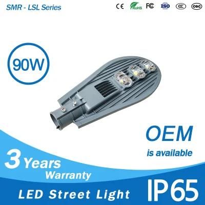 Road Lamp Outdoor Lighting 3 Years Warranty 150lm/W COB LED Street Light