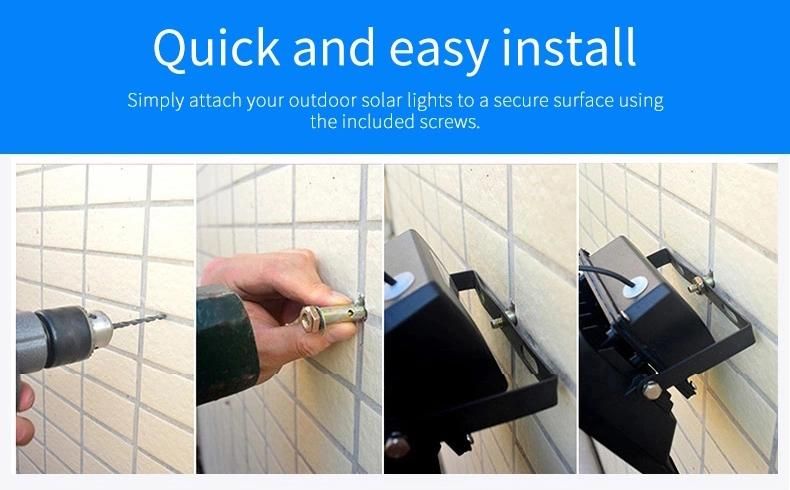 300W 200W High Quality Waterproof Outdoor Wall Solar Reflector Solar LED Flood Garden Lights