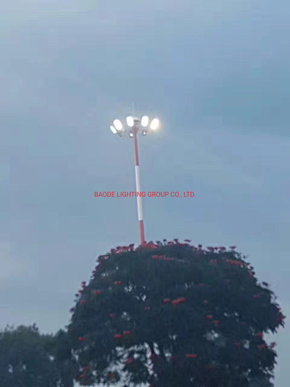Baode Lights Outdoor 22m High Mast Lighting with 300W LED