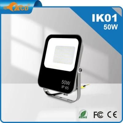 Energy Saving SMD2835 IP65 20W 30W 50W Flood Light CE RoHS Certificate Aluminum Ultra Thin Sensor Outdoor LED Floodlights