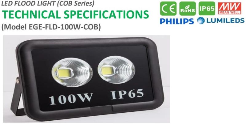 IP65 Waterproof 200W COB LED Flood Light