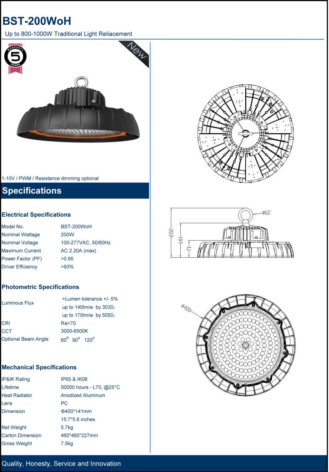 Oh Series 60W Most Unique UFO LED High Bays Light