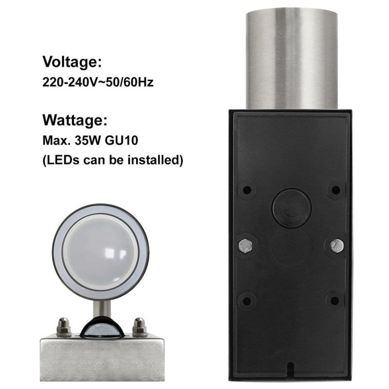 Outdoor IP54 Garden up Down Wall Light Dusk Till Dust to Dawn Outdoor Light (WH-HR-36)