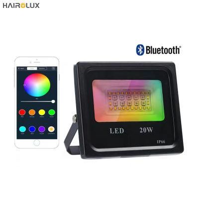 Top Quality Special Lighting RGBW Flood Lights Mobile Phone APP CE Control Outdoor Garden Lights 50W