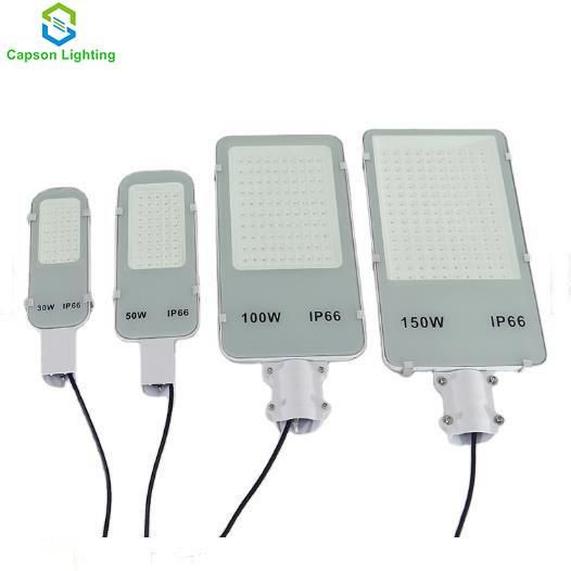 Distributor Price 30W 50W 70W 100W 150W Roadway Lighting Slim Outdoor Street Light Aluminium Lamp LED Street Light 150W IP66