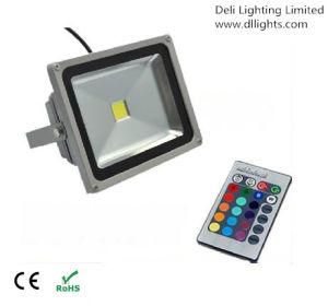 30W RGB LED Flood Light with Remote Control