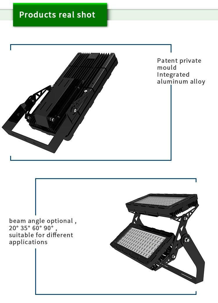 High Brightness Die-Casting Aluminium IP65 SMD 480W Outdoor LED Flood Light