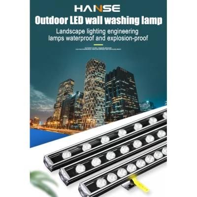 1m 12W LED Wall Washer Landscape Light AC 85V-265V 12V 24V Outdoor Lights Wall Linear Lamp Floodlight 100cm Wallwasher