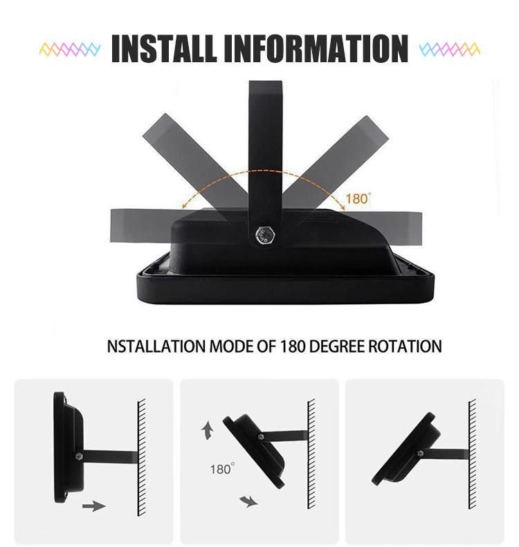 WiFi Connected Smart LED Flood Light with Good Production Line