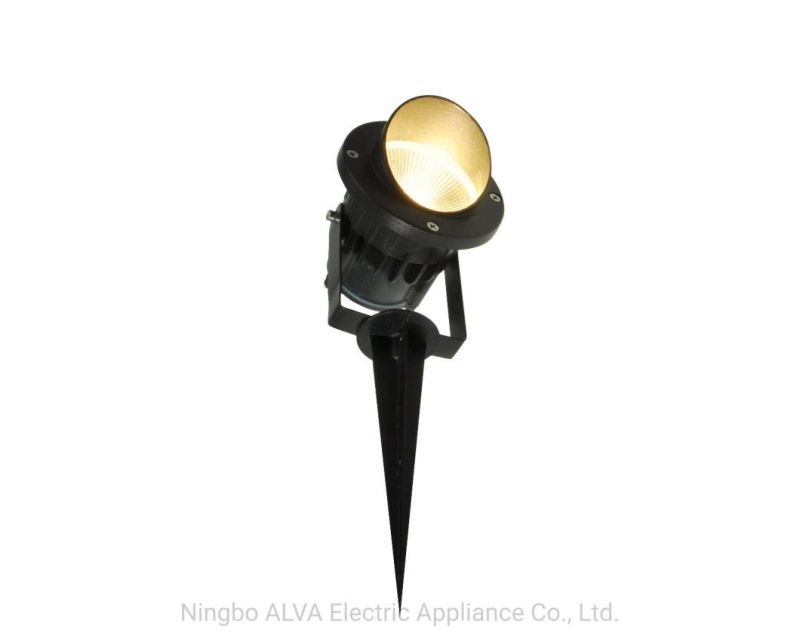 Outdoor Waterproof Adjustable Garden Light with Insert COB 10W