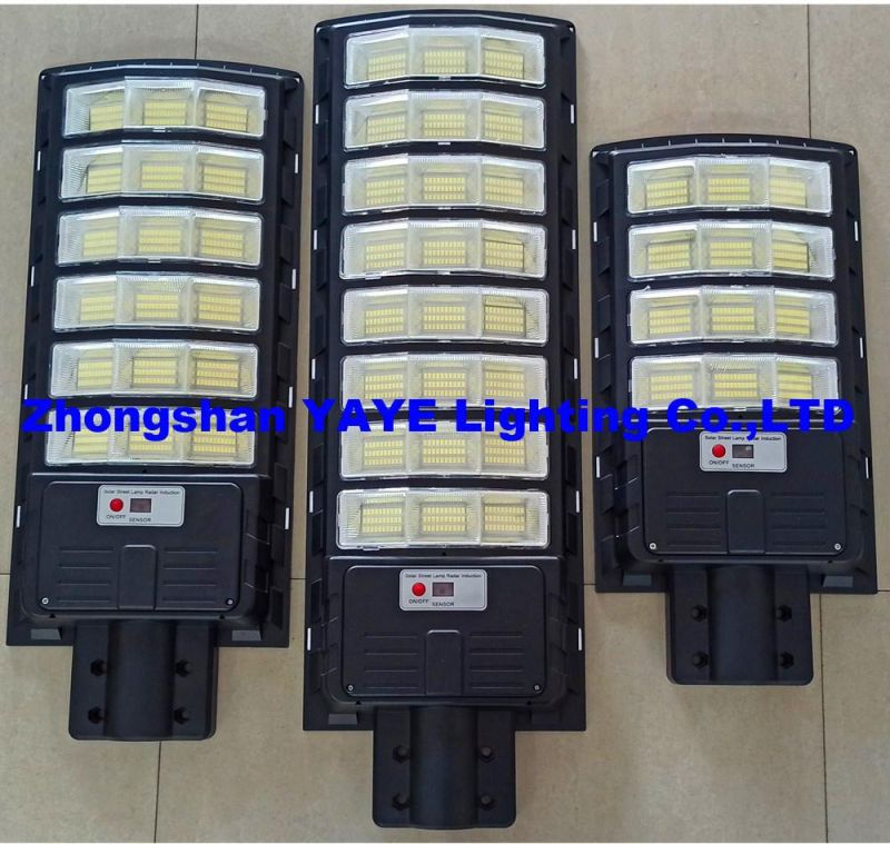 Yaye Solar Manufacturer Factory Hot Sell 1000W/800W/600W/500W/400W/300W/200W/150W/100W LED Outdoor Street All in One Camera Wall Flood Garden Road Light