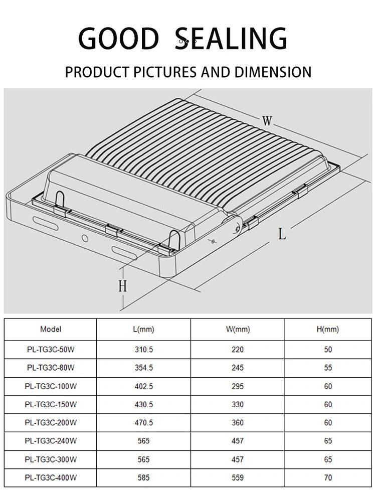 50W Outdoor IP65 5 Years Warranty Stadium LED Flood Light Advertising Lamp