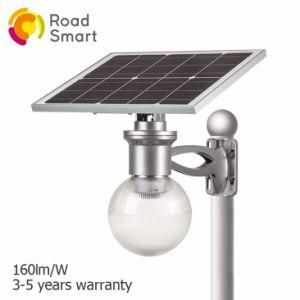 Intelligent 8W 12W LED Solar Powered LED Garden Street Lamps