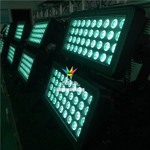 Outdoor DMX 72X12W LED City Color Light Wall Washer