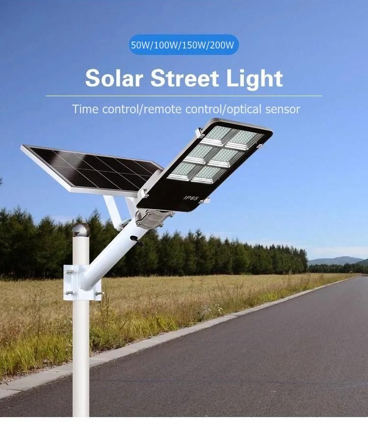 Separate 100 Watt High Quality for Road LED Solar Panel Street Lights