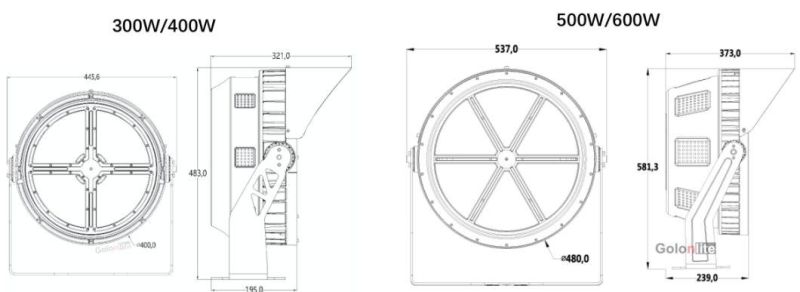 Stadium Lighting LED Flood Light for Football Golf Tennis Court