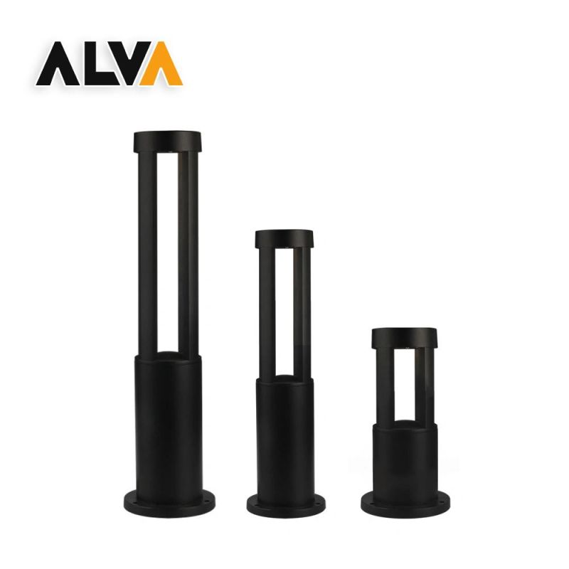 Alu+Glass Alva / OEM Bollard LED Landscape Post Lamp with RoHS