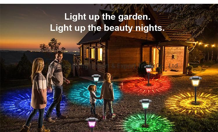 New RGB Smart LED Solar Street Light, IP55 Solar Garden Light, APP Control Solar Lamp, Networking Solar Lawn Light