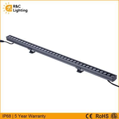 Surface Mounted Facade Exterior DMX LED Linear Wall Washer