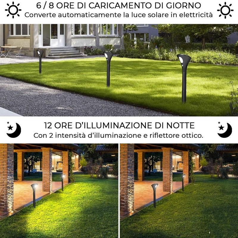 LED Solar Lights Outdoor Garden with Remote Control IP65 Waterproof Landscape Lawn Spike Lamps Solar LED Outdoor Light Rain-Proof Snow-Proof