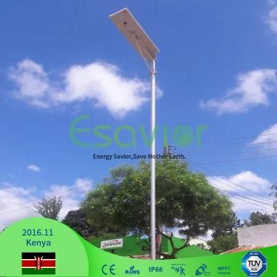 High Lumens Energy Saving 40W 4000lm All in One Solar LED Street Light Solar Lightings Outdoor Garden LED Solar Lantern