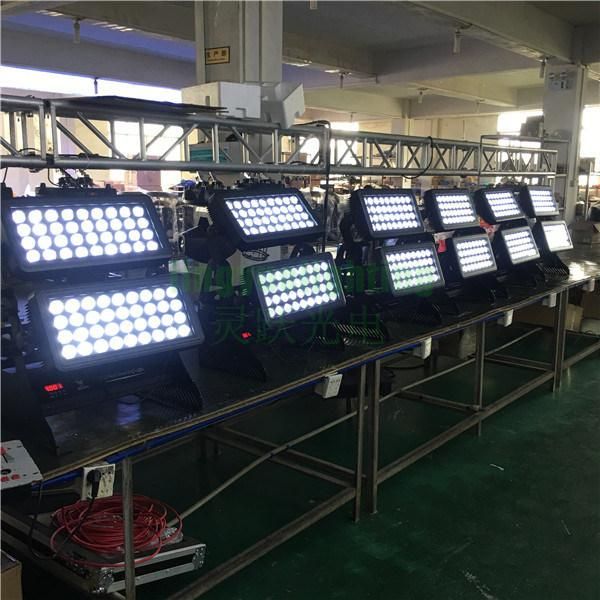 72PCS RGBW DMX Outdoor Stage City Color LED 10W