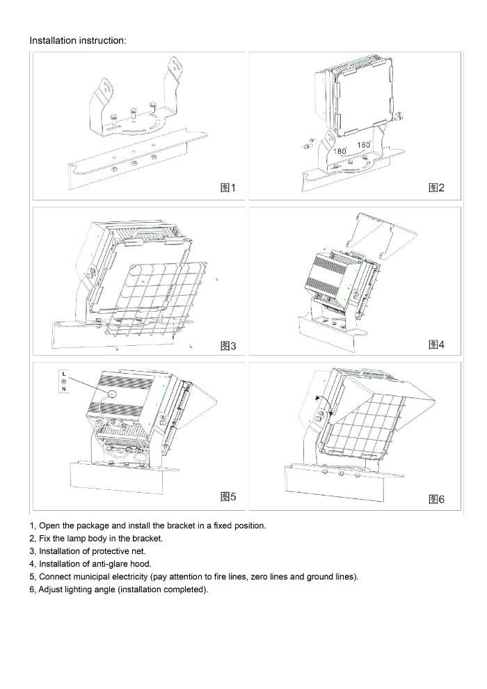 Rygh Powerful High Mast Sports Stadium LED Flood Light 1000W (CREE XHP50B/XTE + Inventronics Driver)