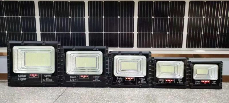 300W 200W High Quality Waterproof Outdoor Wall Solar Reflector Solar LED Flood Garden Lights