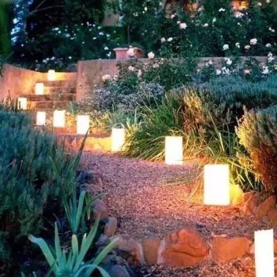 Outdoor IP65 Waterproof Adjustable Lawn Lamp 12W Solar Garden Light for Pathway Patio Yard