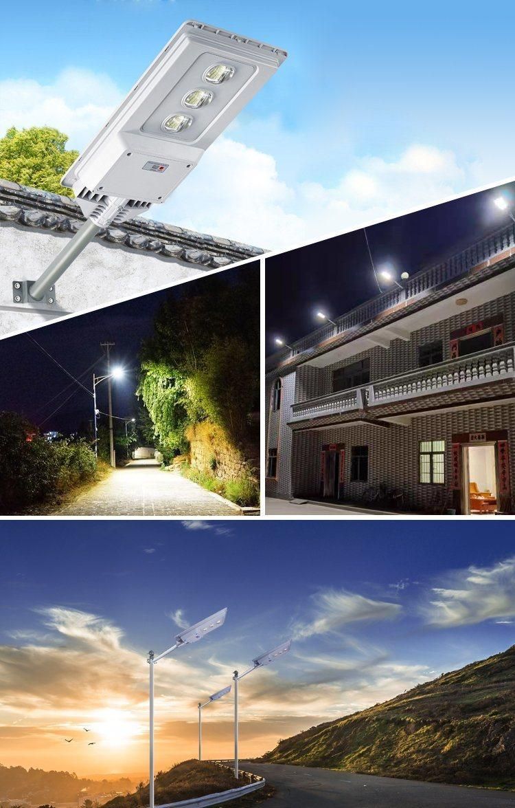 Bspro 20W LED Solar Street Light 500W Modern Outdoor Solar Lighting China Wholesale Integrated LED Solar Street Light