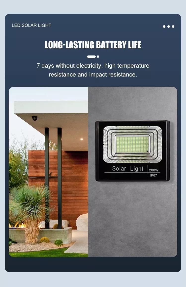 IP67 Waterproof LED Outdoor Floodlight 60W LED Solar Flood Light