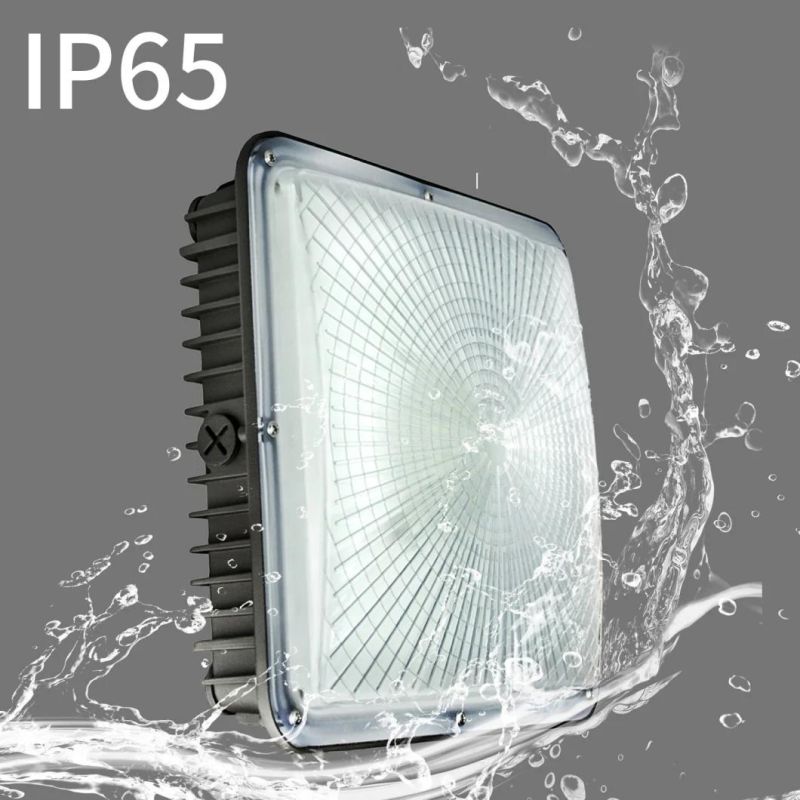 IP65 Waterproof Gas Station 60 Watts LED Canopy Lights for Warehouse Garage