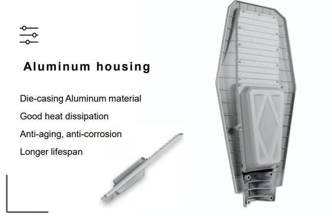 Aluminium Outdoor Waterproof IP65 LED 100W 200W 300W 400W All in One Solar Street Light Integrated Solar Light Street Light