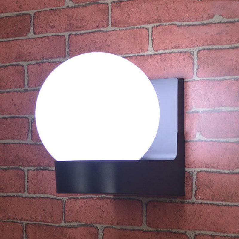 Modern Outdoor Ball Shape Wall Lamps Creative Fashion Garden Wall Sconce Post Light Outdoor (WH-HR-85)