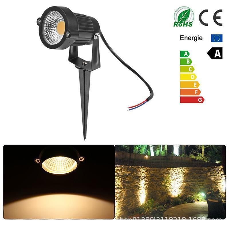 Factory Cheap Price Good Quality Aluminum DC24V IP65 Outdoor LED 3W 5W Spike Garden Light Lamp