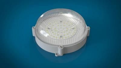 IP65 Plastic Material Shower Room Waterproof LED Bulkhead Light