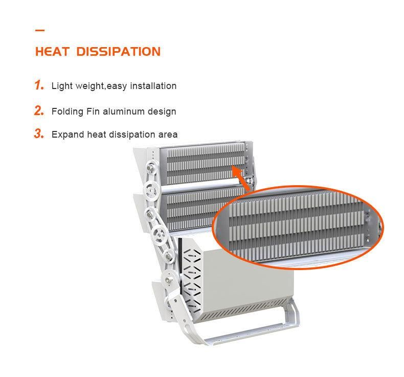 New Design with High Quality IP66 High Pole 200W LED Stadium Light